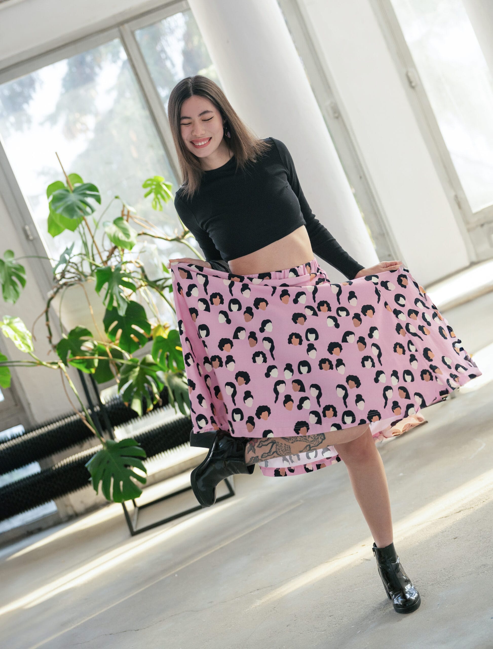 Flow Skirt, Pink Heroines