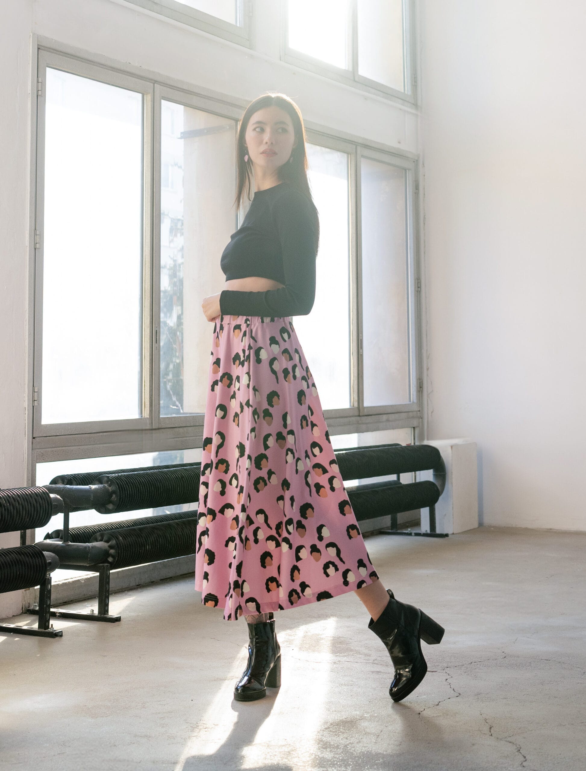 Flow Skirt, Pink Heroines