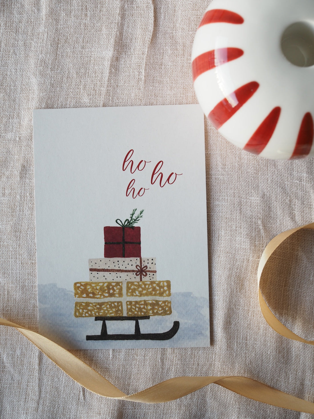 Ho Ho Ho Joulukortti