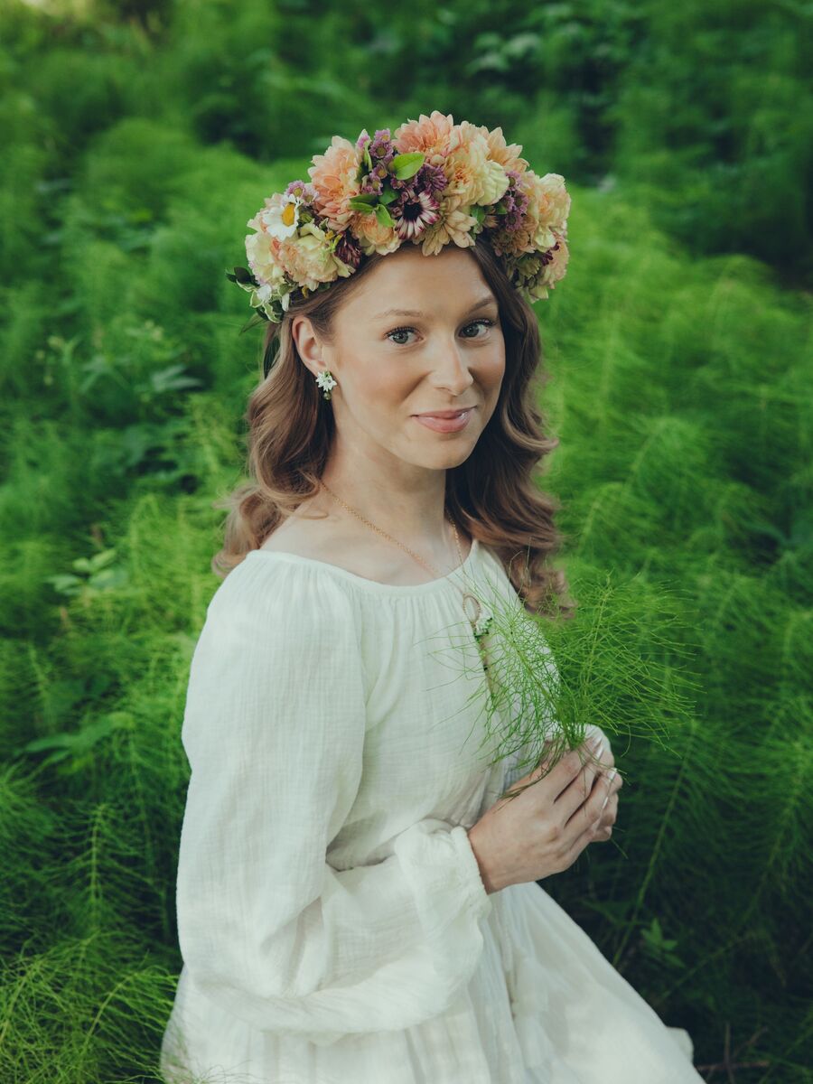 Metsätähti-nappikorvakorut