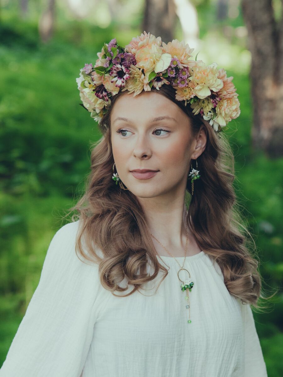 Metsätähti-rengaskorvakorut