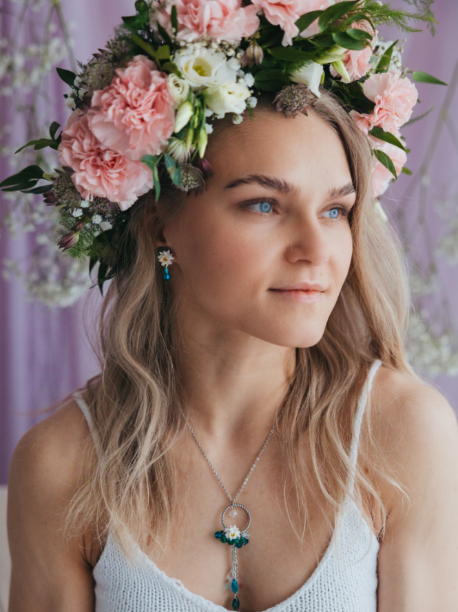 Lumme-nappikorvakorut