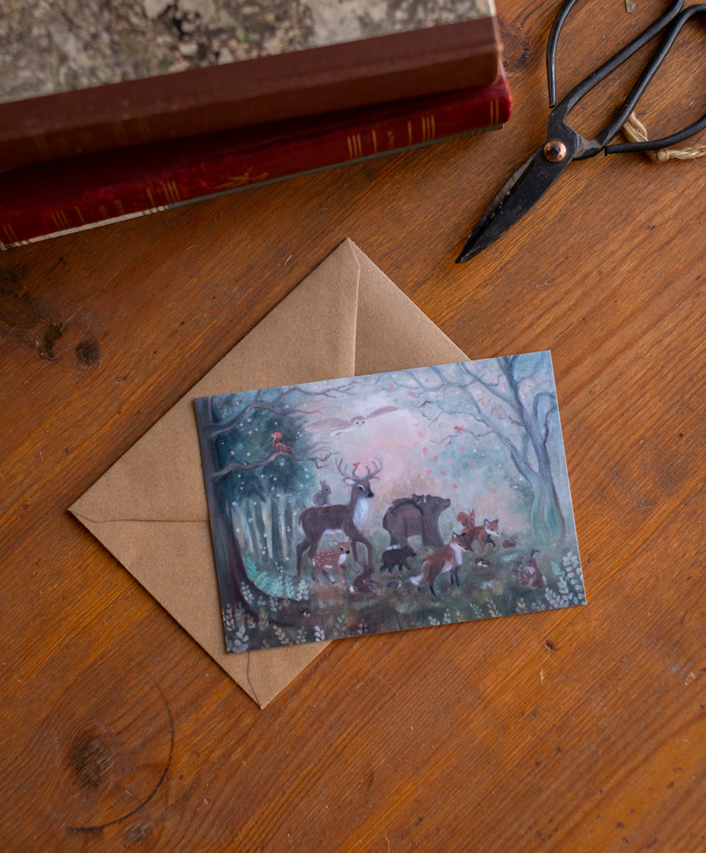 Retkellä postikortti