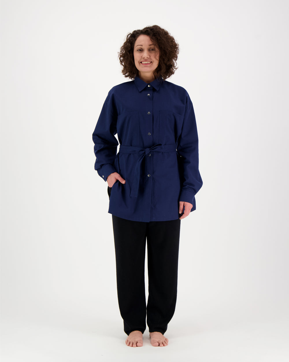 Oversized shirt, Navy