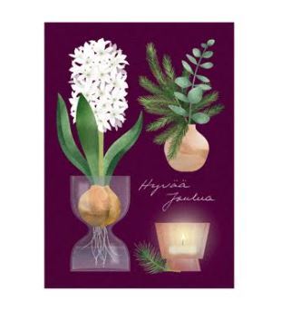 Hyasintti (luumu) -postikortti