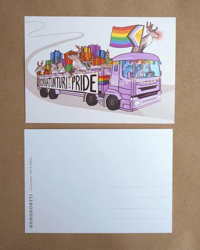 Joulupuu Postikortti