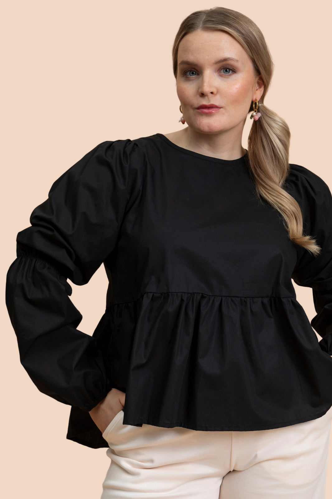 Double Puff Blouse