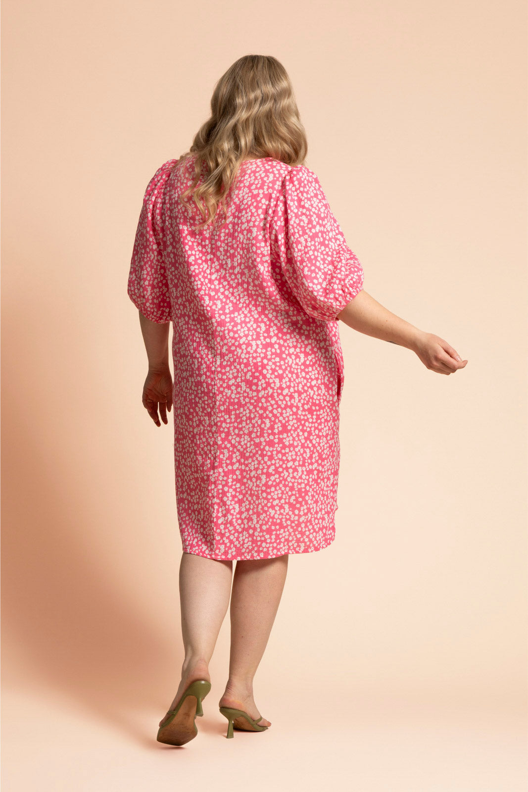 Ease Dress, Flora Pink