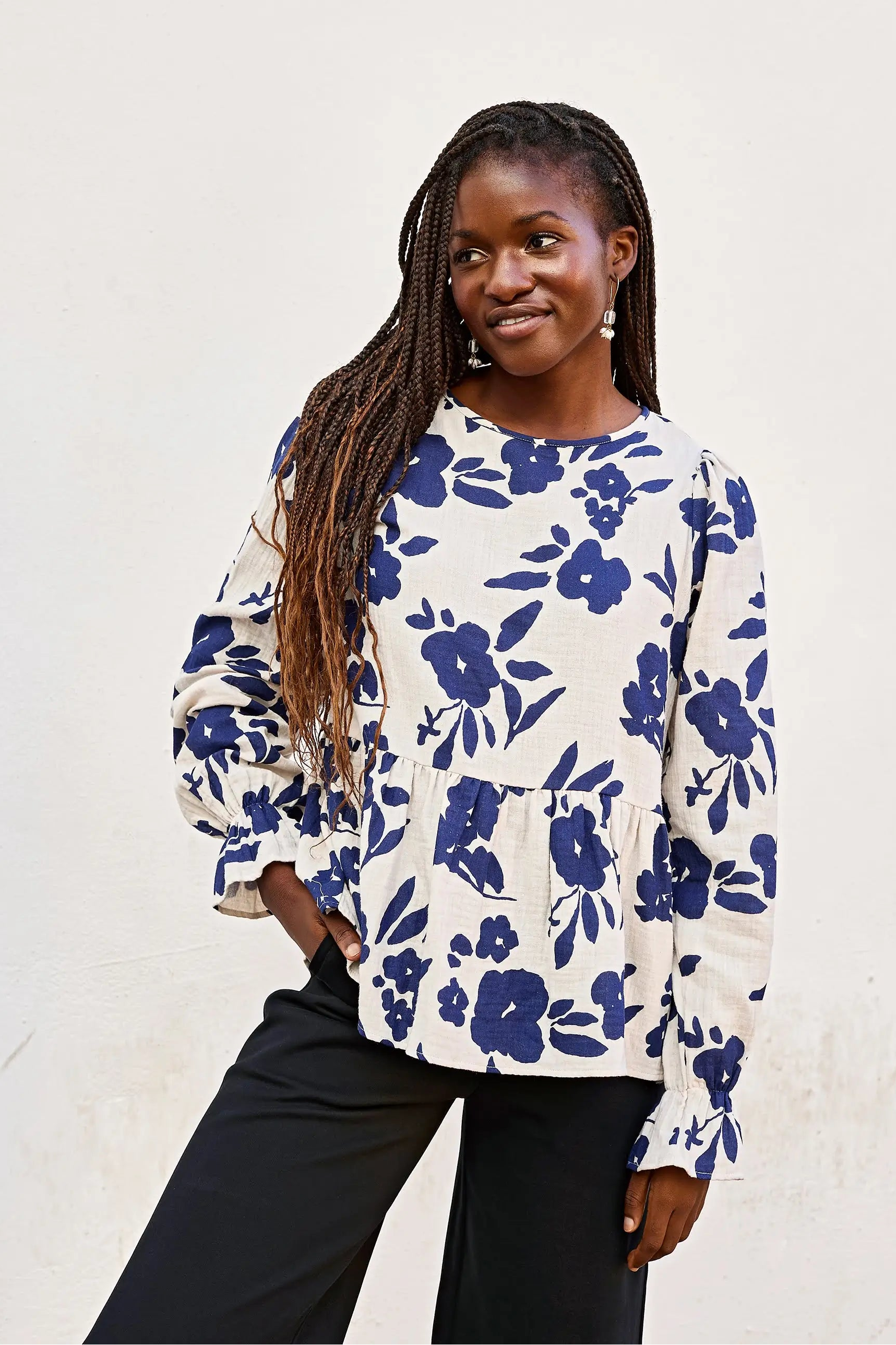 Flounce Paita, Windflower Navy