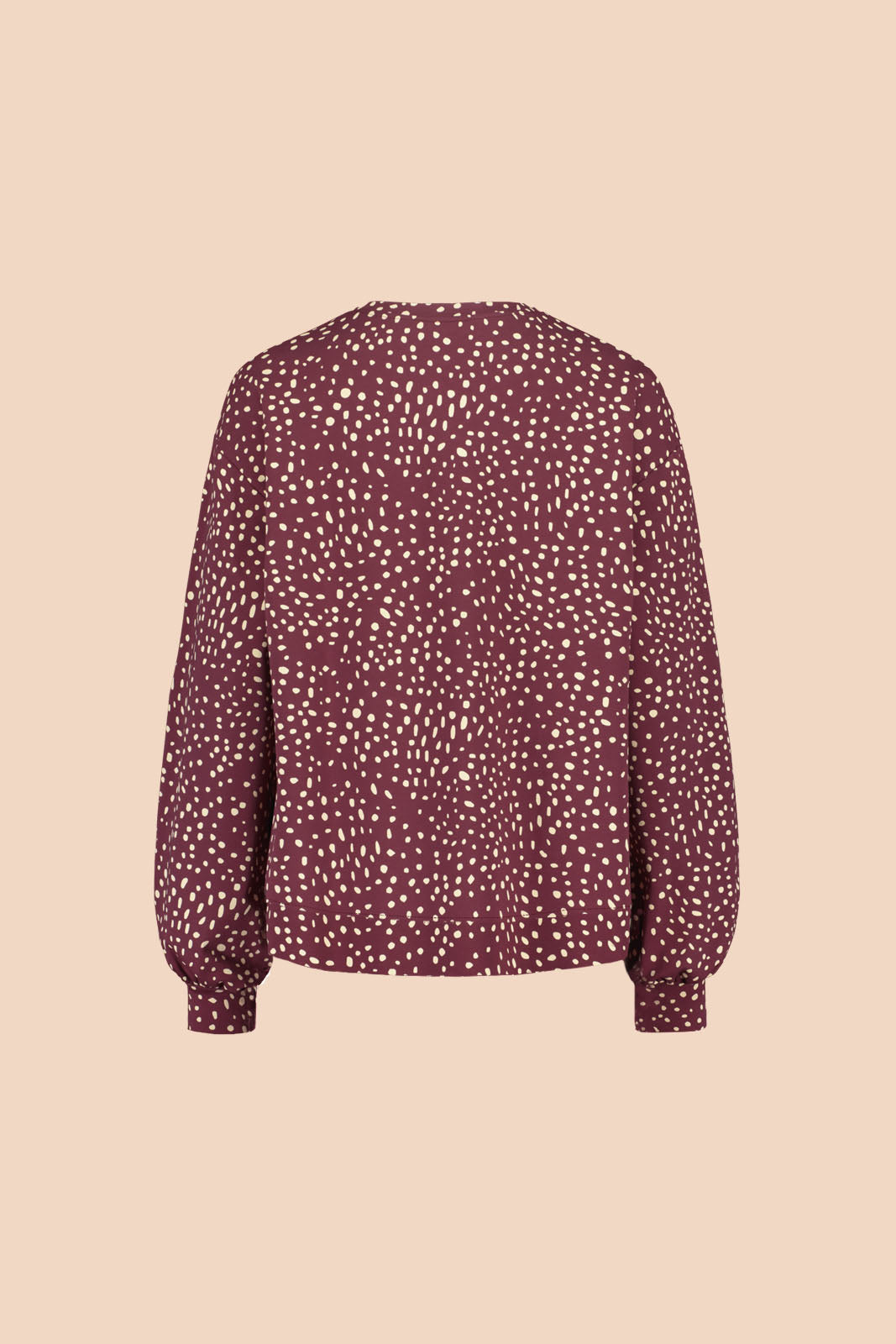 Collegepaita, Wild Dots Burgundy