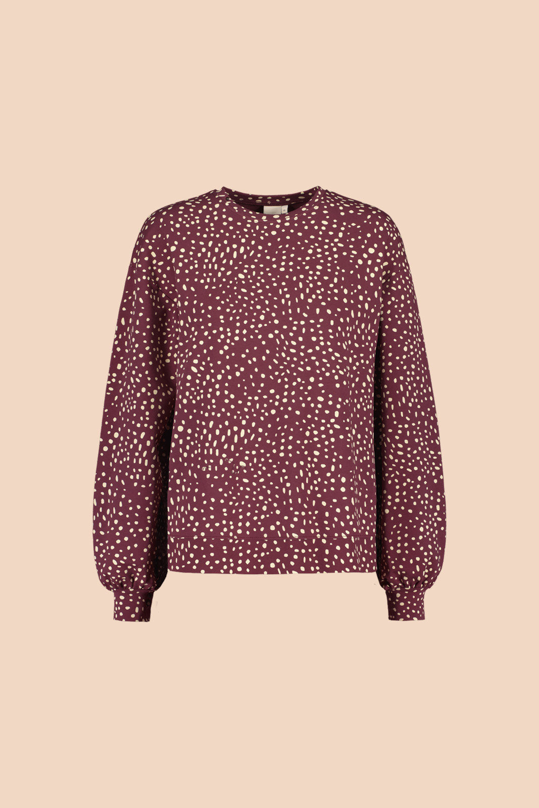 Collegepaita, Wild Dots Burgundy