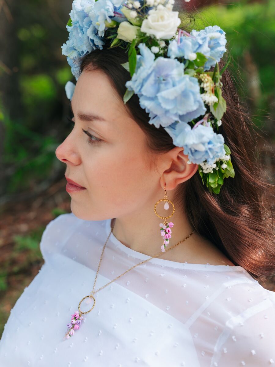 Kanervan kuiskaus -korvakorut - iso