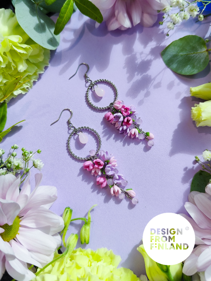 Kanervan kuiskaus -korvakorut - iso