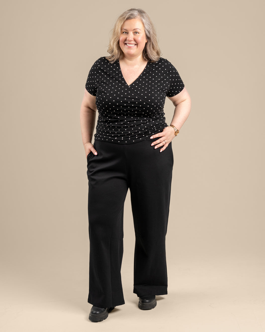 Kietaisupääntie T-paita, Musta Pilkku