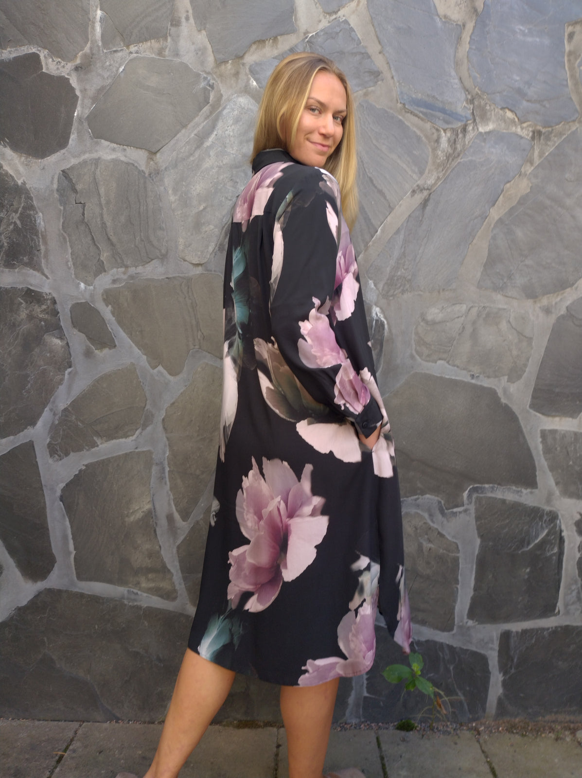 LIA viscose dress, Dreamy print