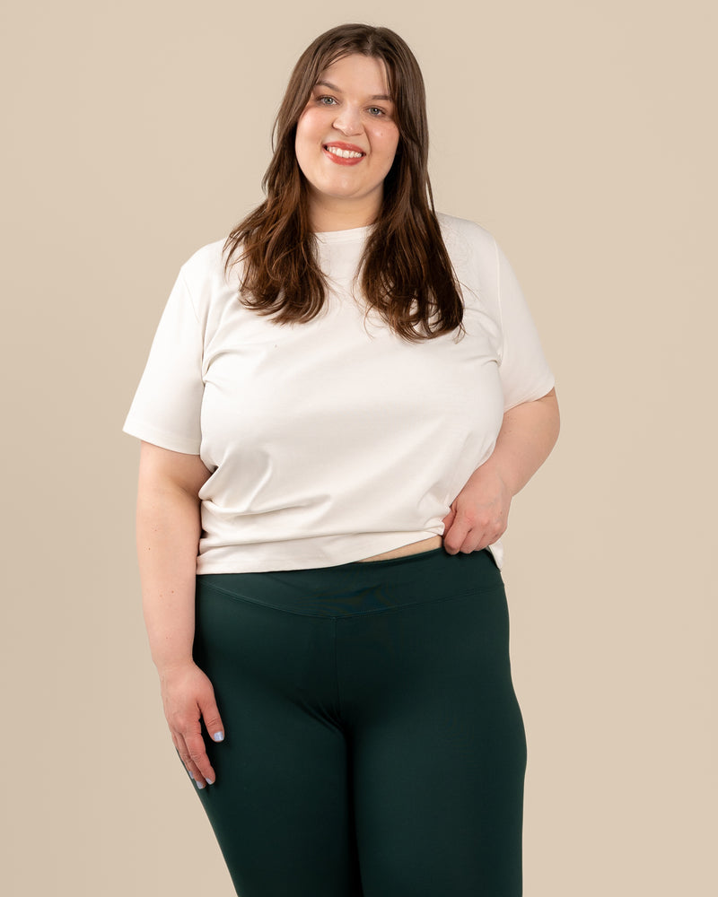 Leggingsit, tummanvihreä