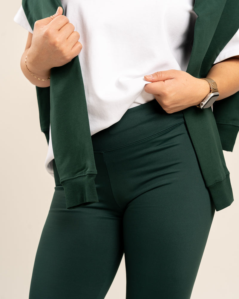 Leggingsit, tummanvihreä