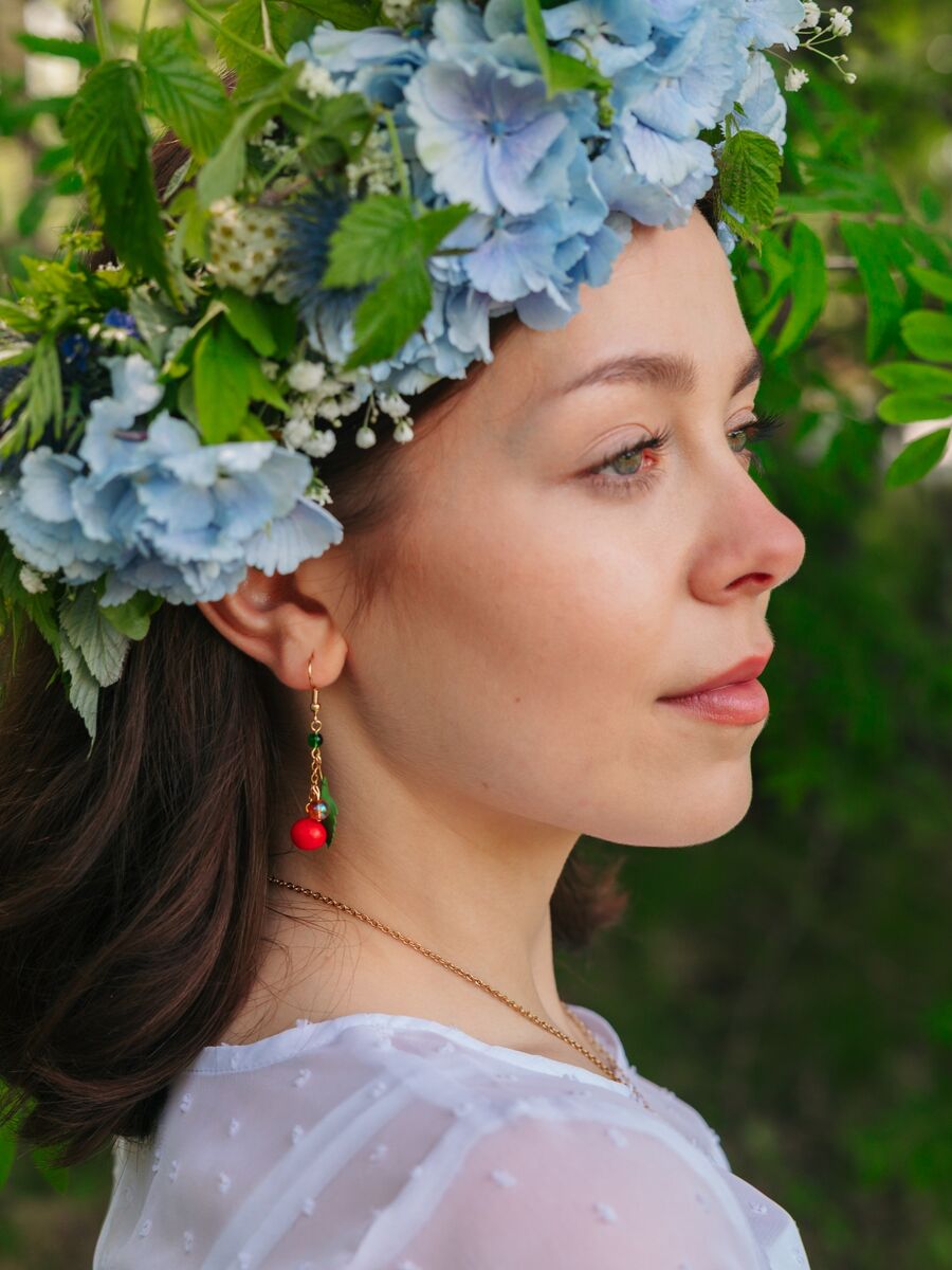 Leiskuva pihlaja -korvakorut - roikkuva