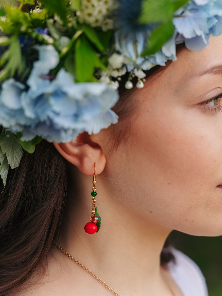 Leiskuva pihlaja -korvakorut - roikkuva