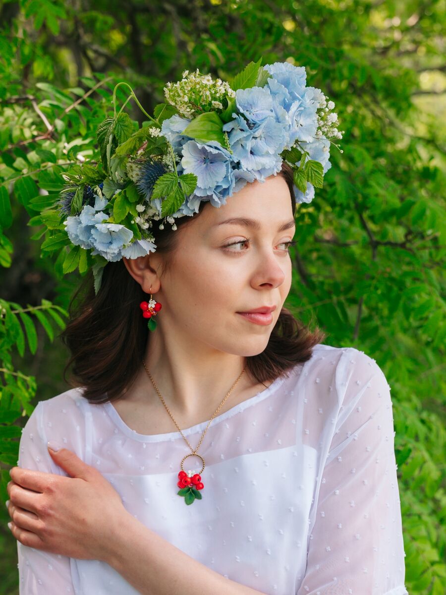 Leiskuva pihlaja -korvakorut - pieni terttu