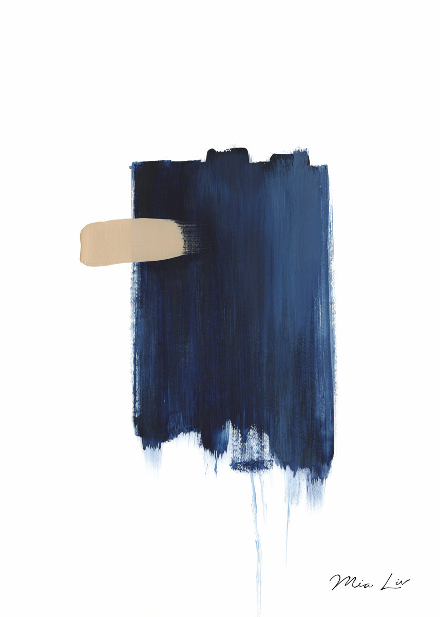 True Blue I Taidejuliste 30x40