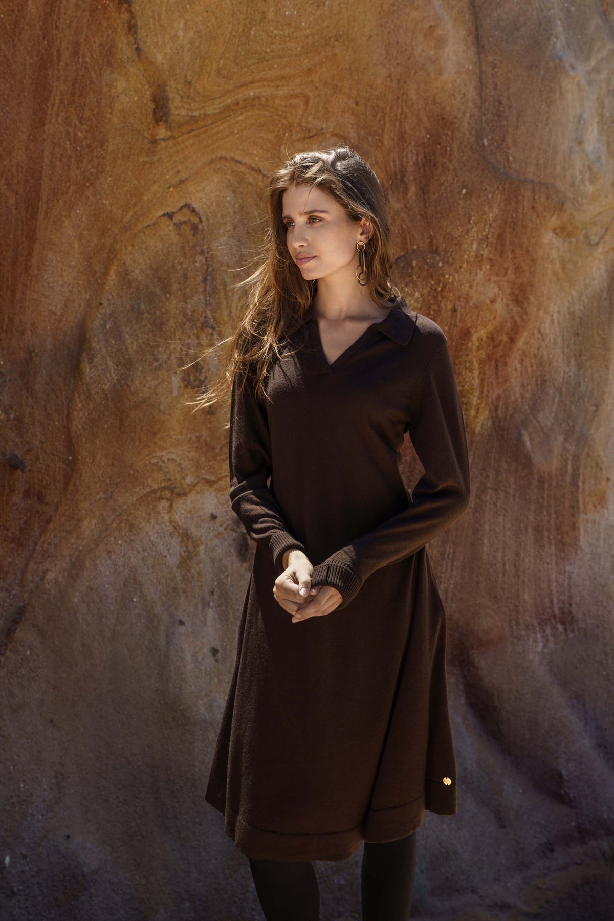 Millie Dress, Espresso