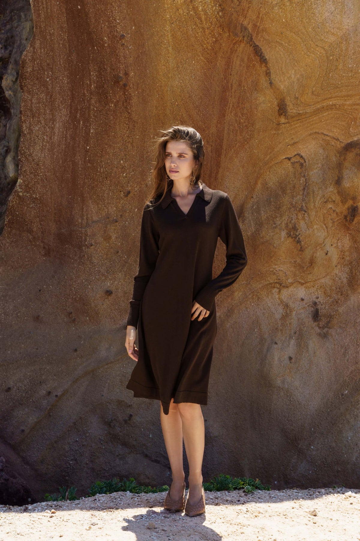 Millie Dress, Espresso