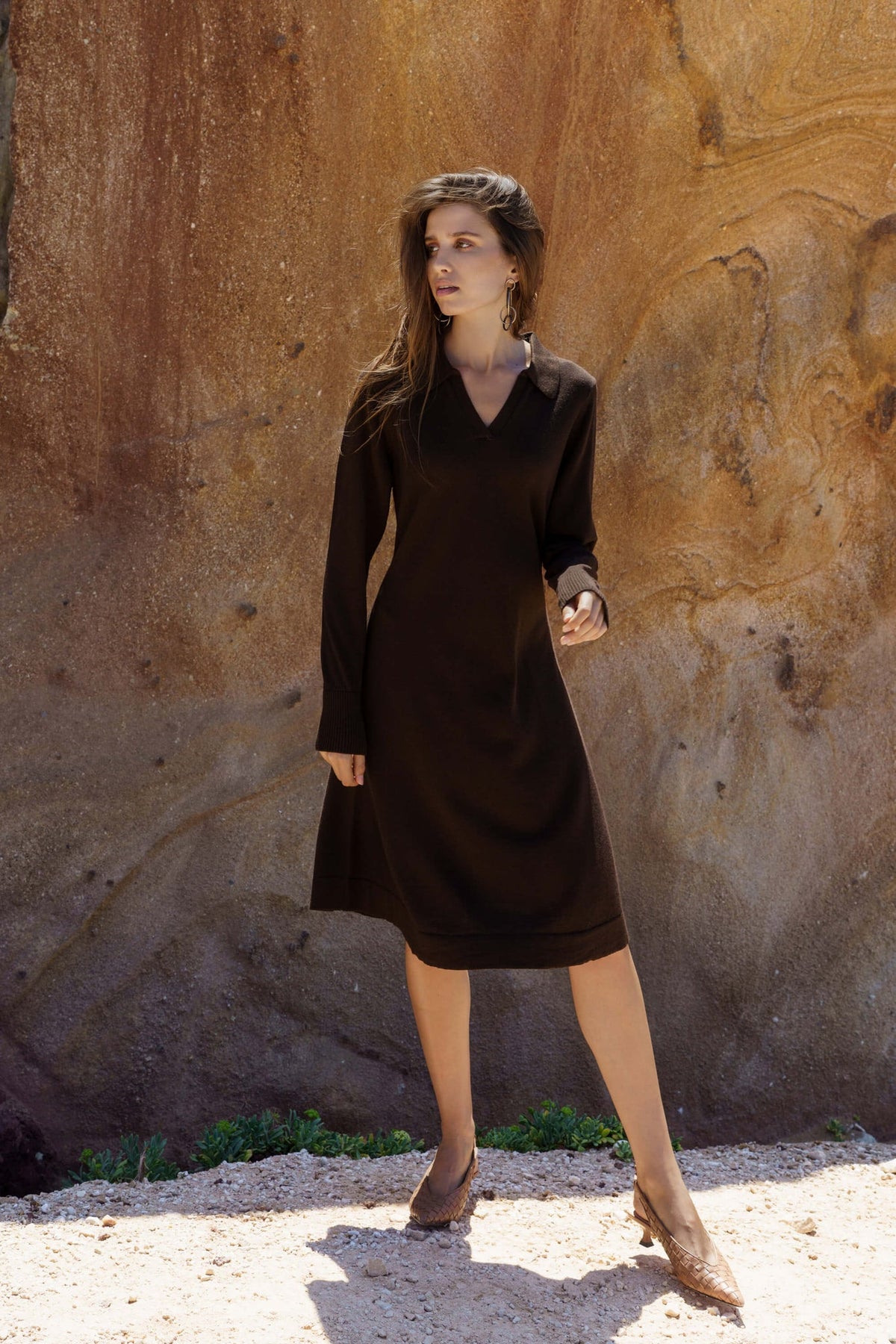 Millie Dress, Espresso