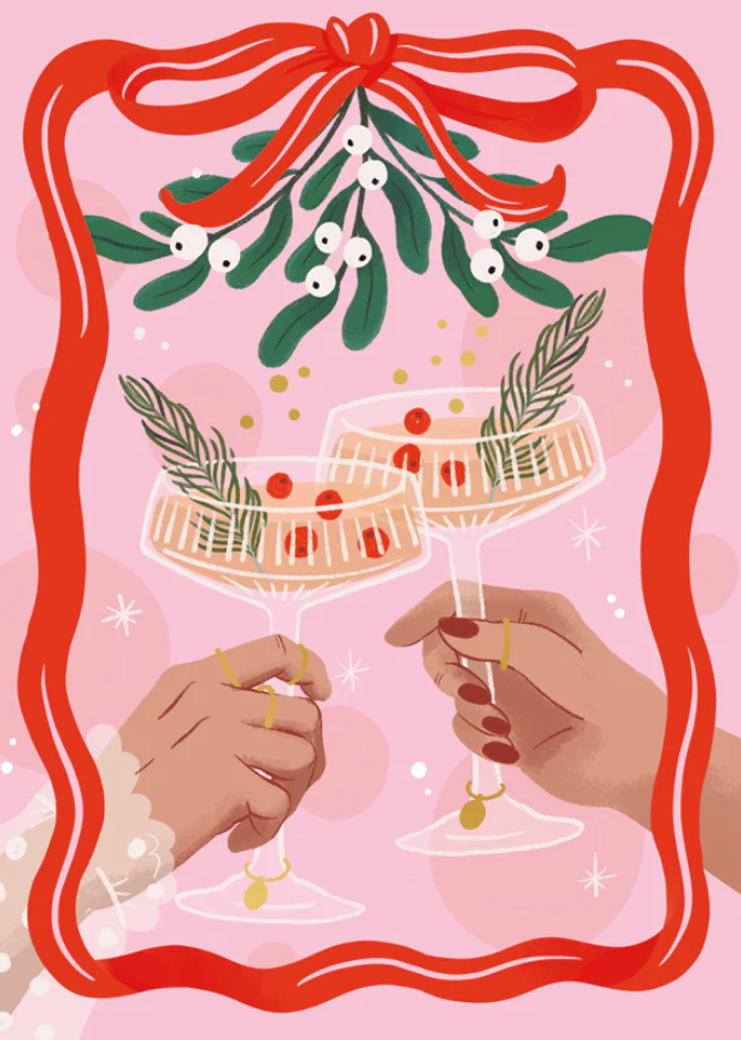 Joulukortti Kaisu Sandberg - Jouludrinkit