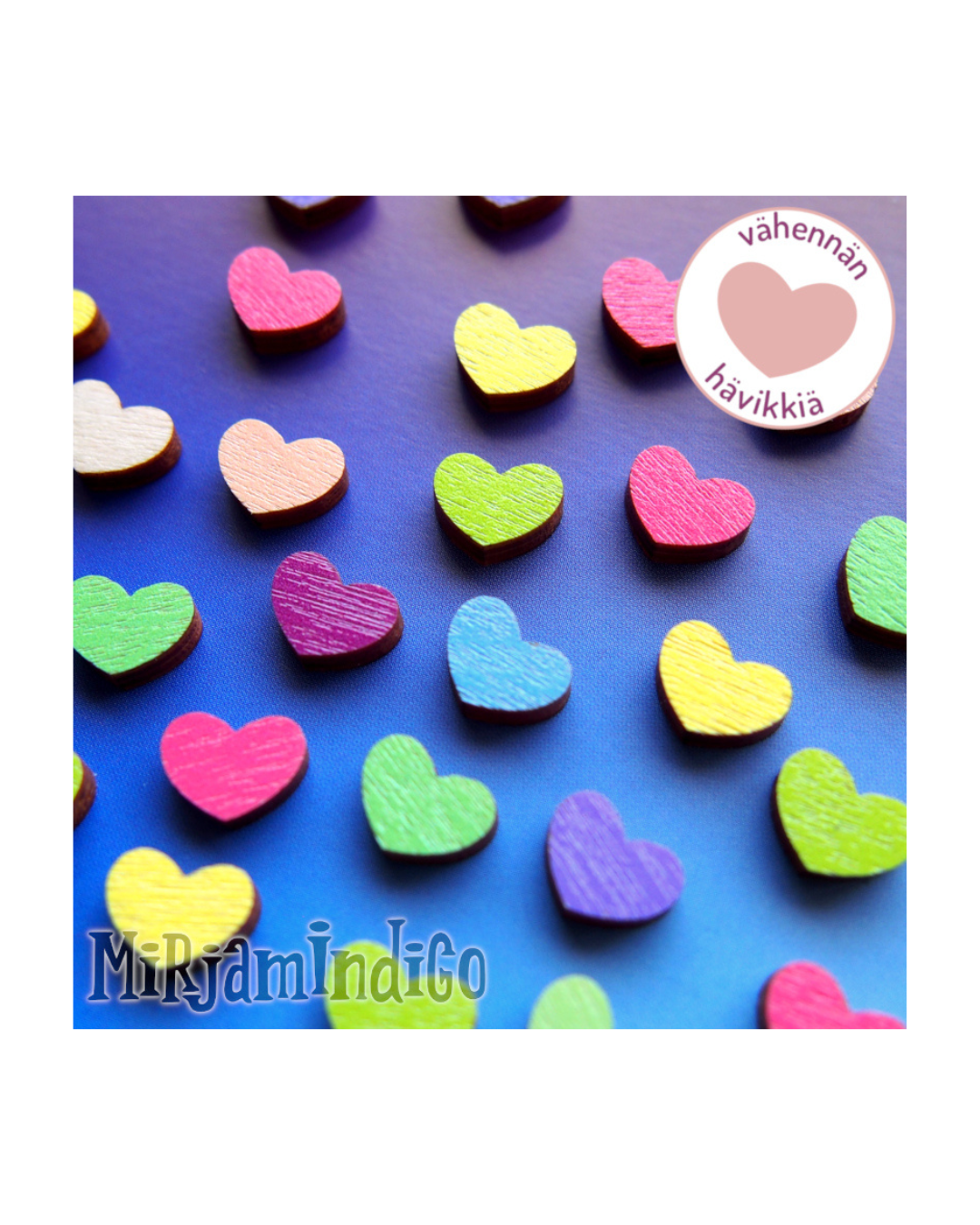 Hävikki Hjärta Mini nappikorvakoru