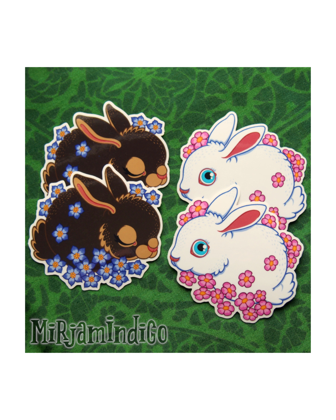 Flower Bunny White vinyylitarra