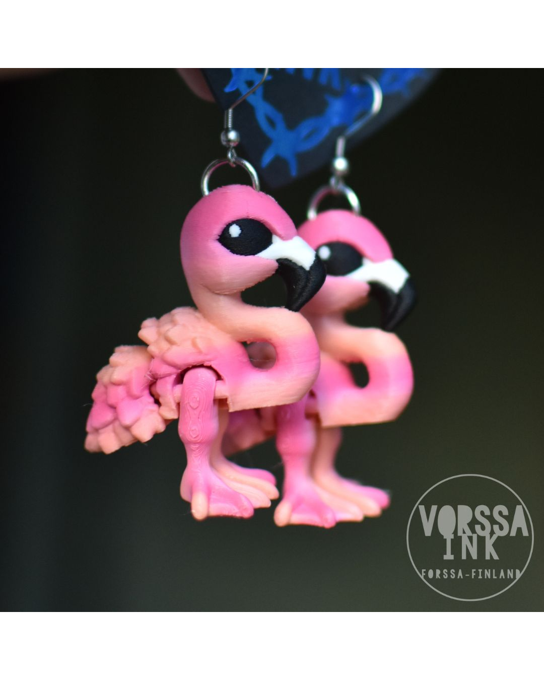 Steppaava Flamingo Korvakorut