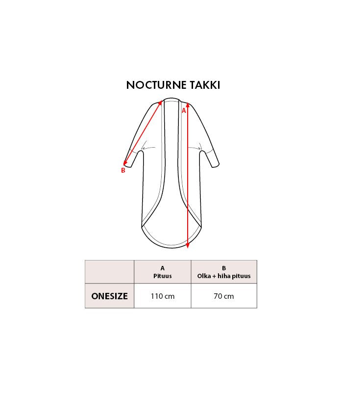 Nocturne Takki, Punainen