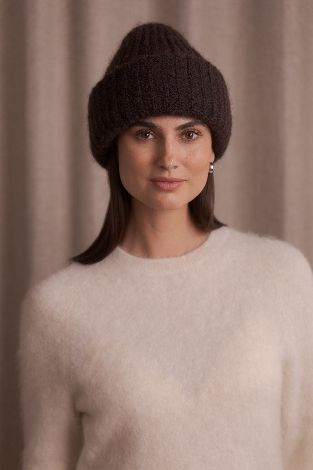 Paksu pipo kid mohairsekoitteesta