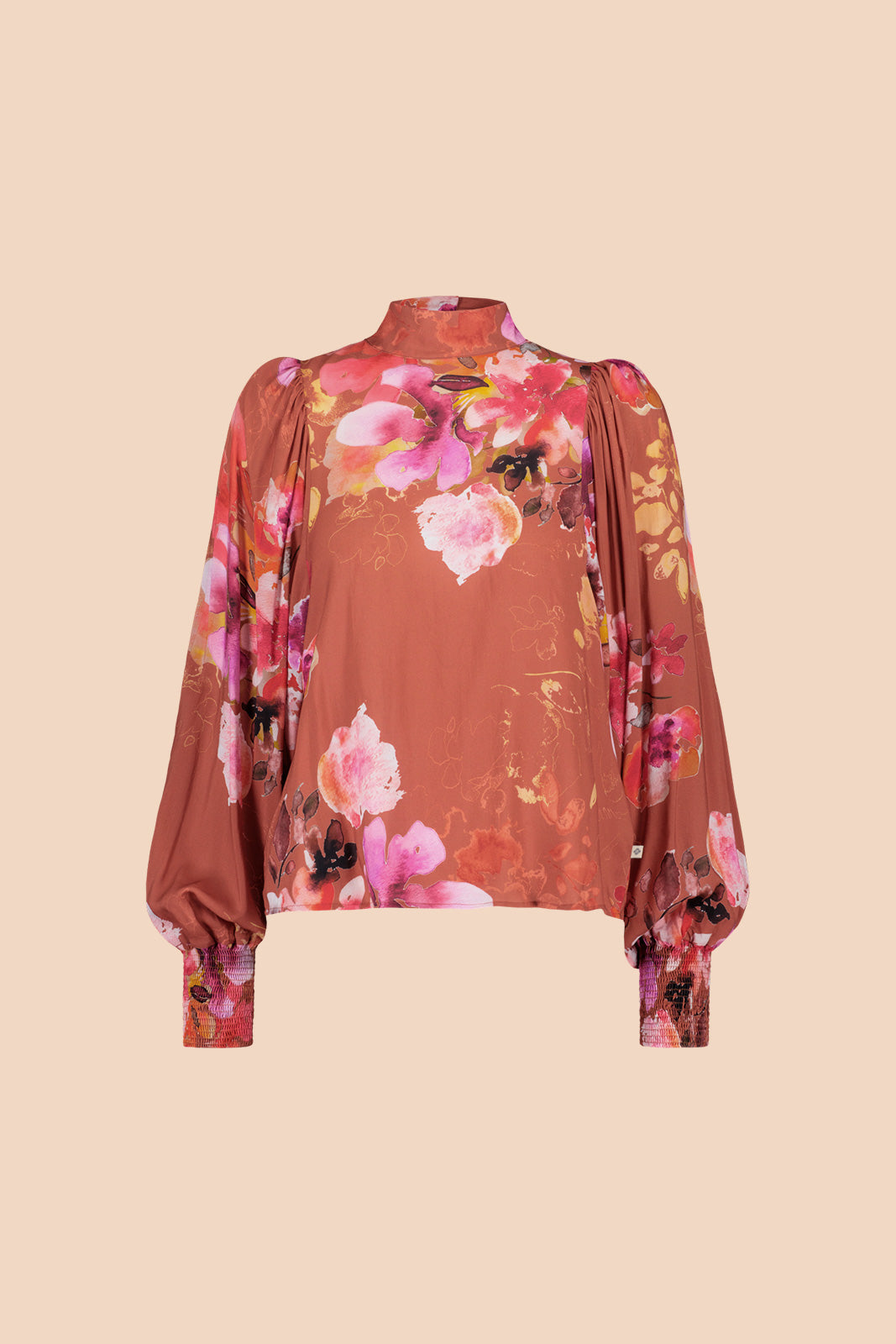 Puff Blouse, Lilies