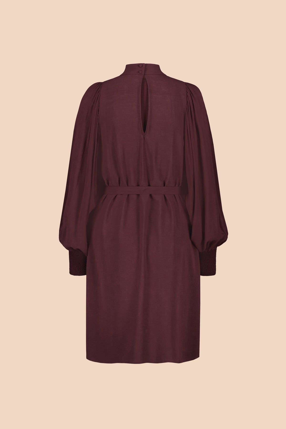 Puff Dress, Merlot