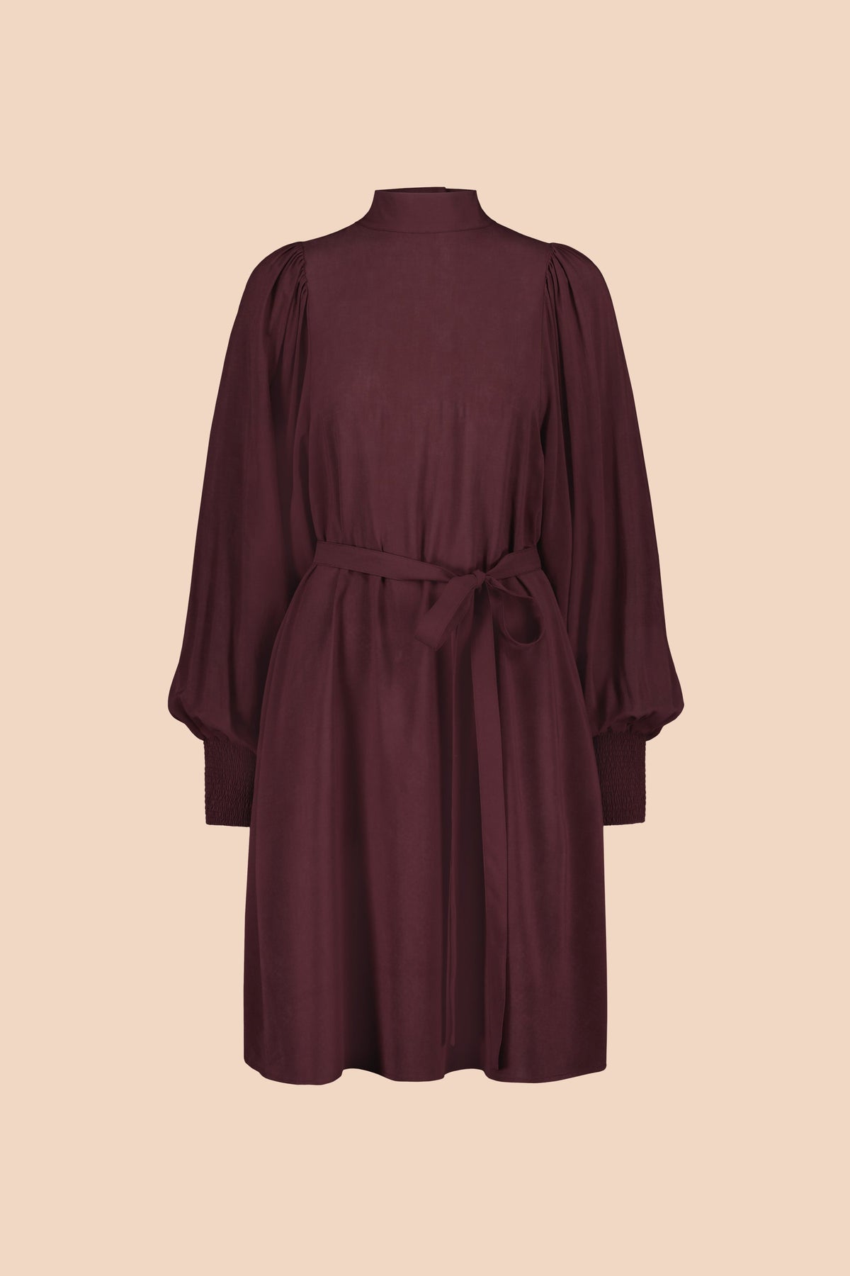Puff Dress, Merlot
