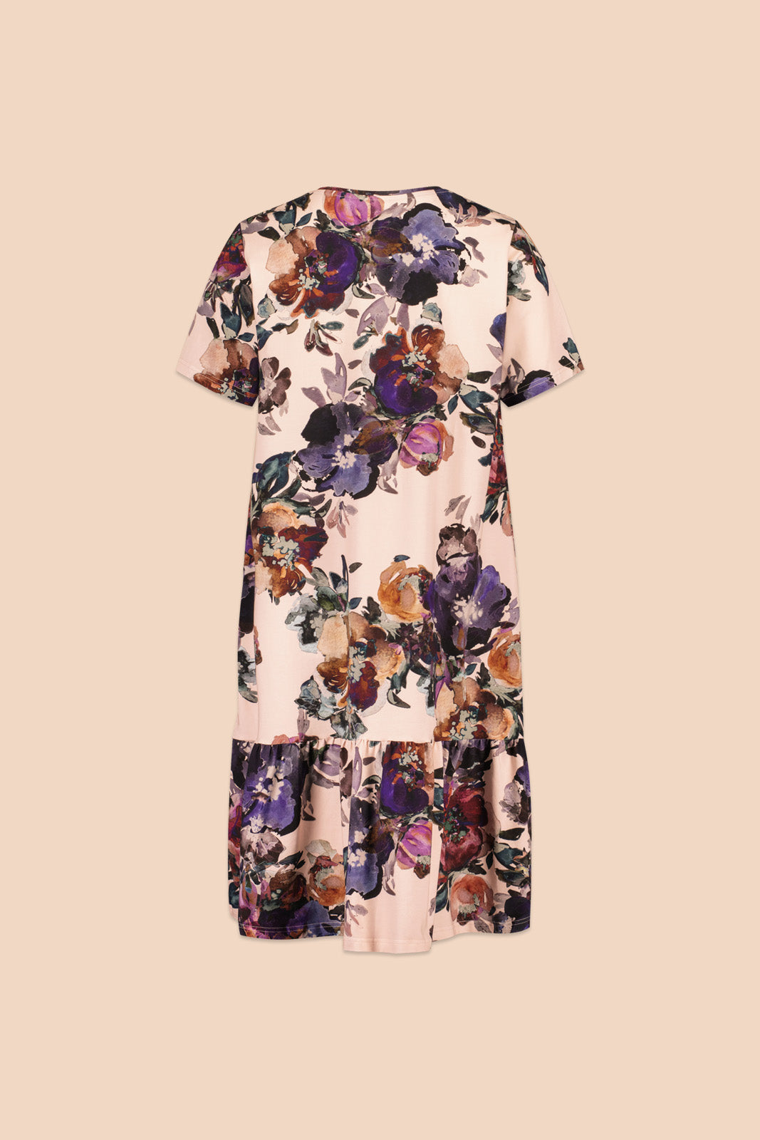 Ruffle T-paita mekko, Roses