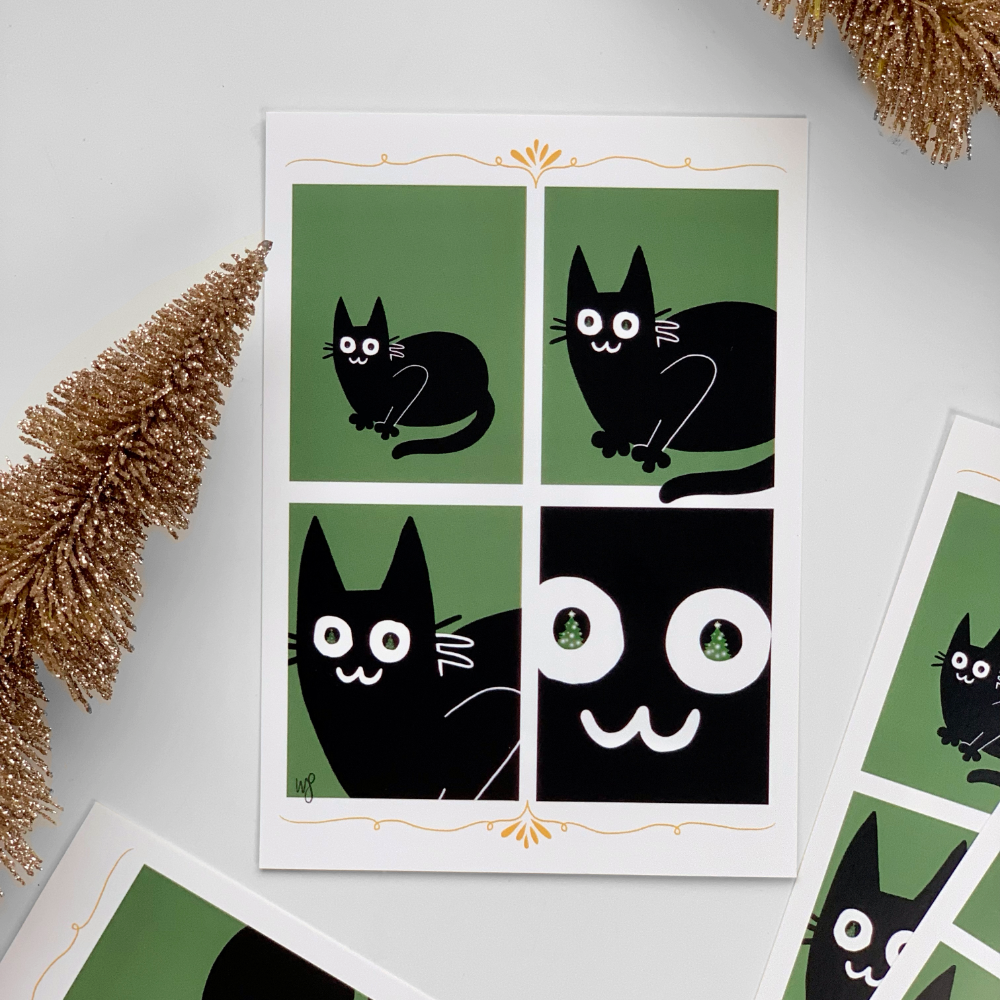 Kuusiunelmaa Joulukortti