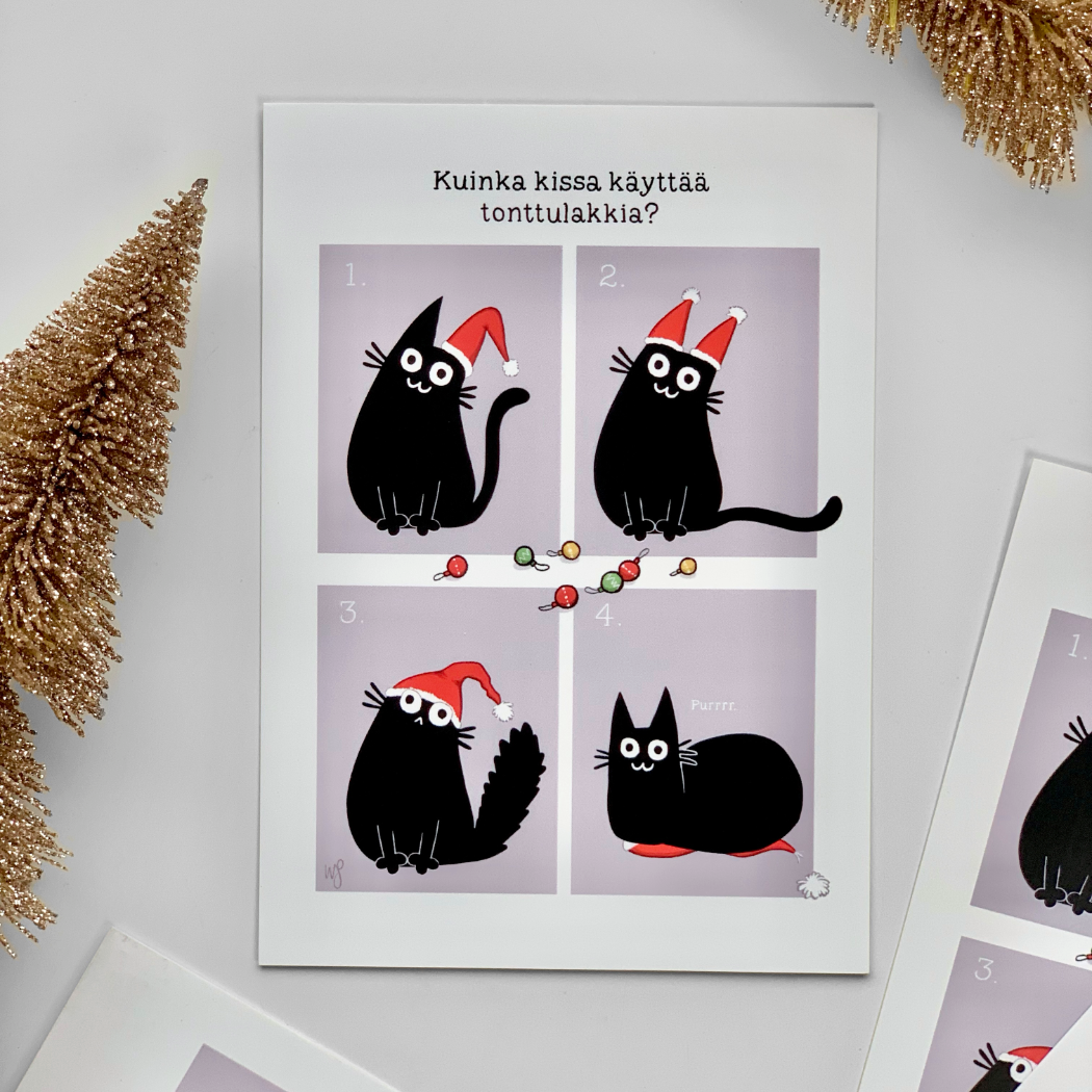 Tonttulakki Joulukortti