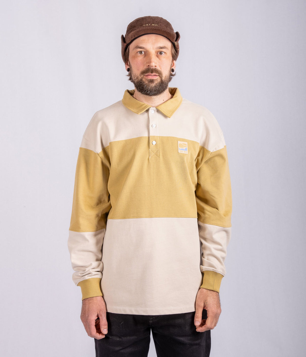 Miesten Rugbypaita, Beige Sand/Khaki