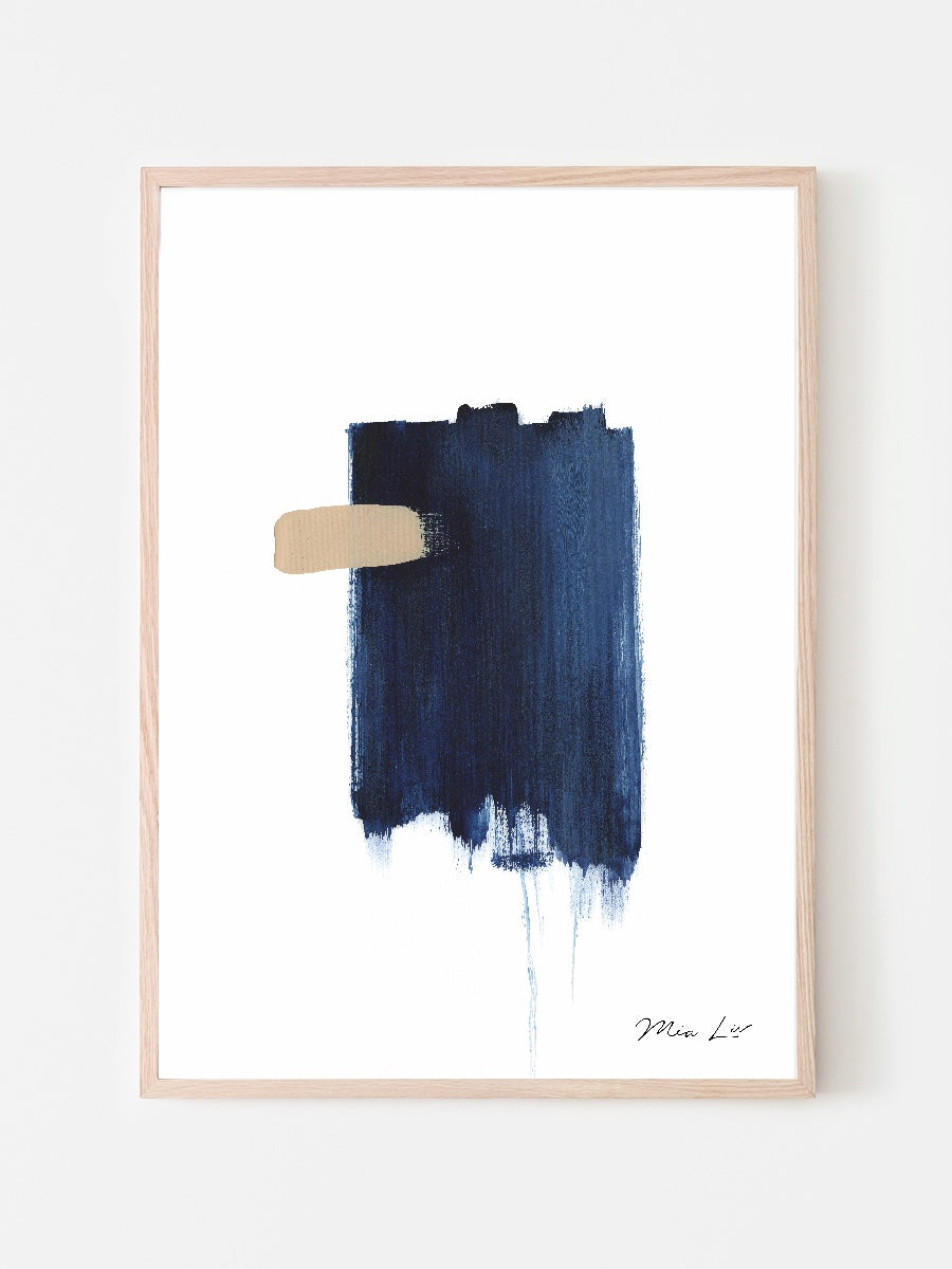 True Blue I Taidejuliste 30x40