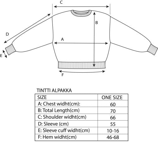 TINTTI – Love, punainen, alpakka