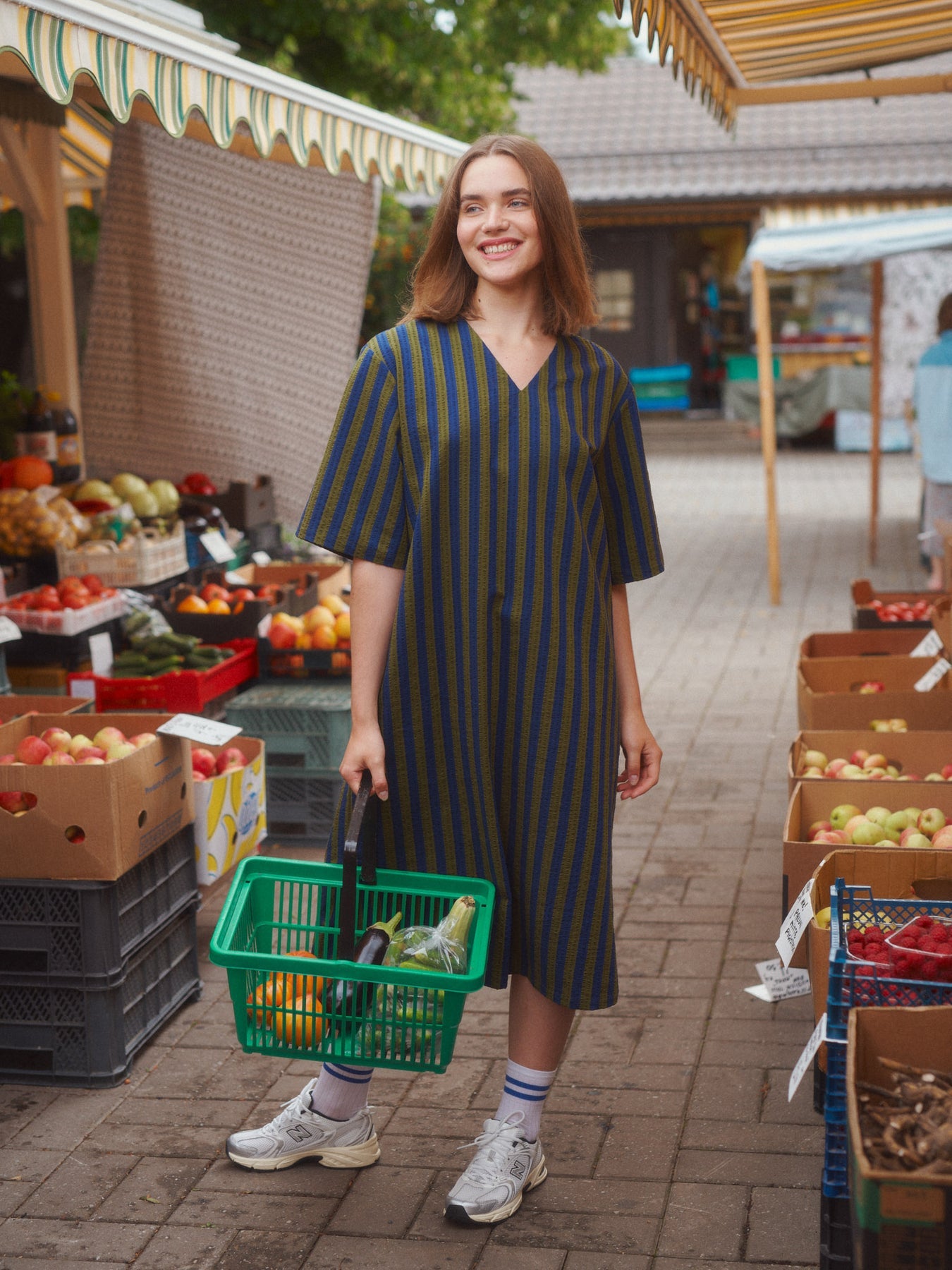 Stripy Seersucker Mekko