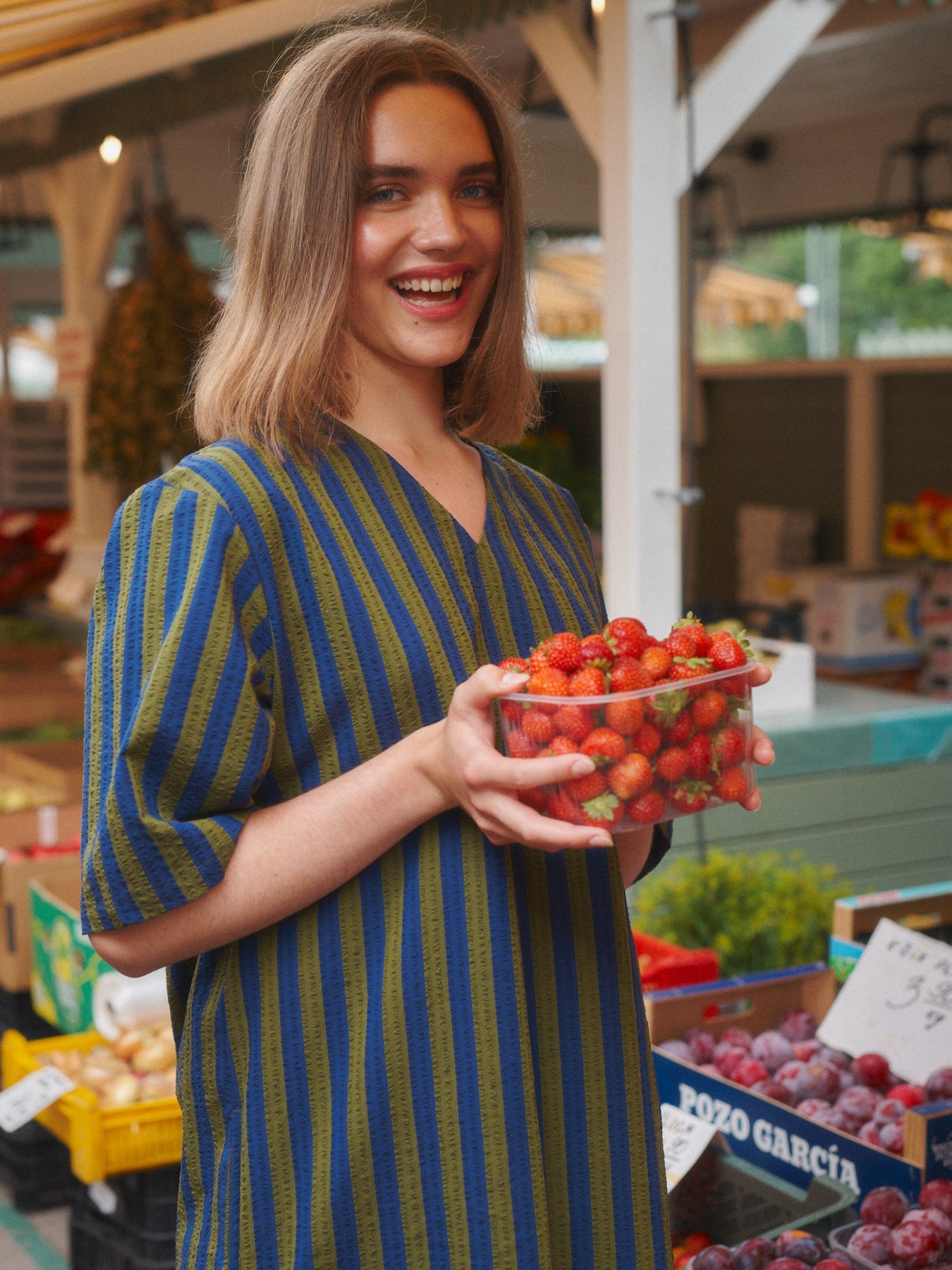 Stripy Seersucker Mekko