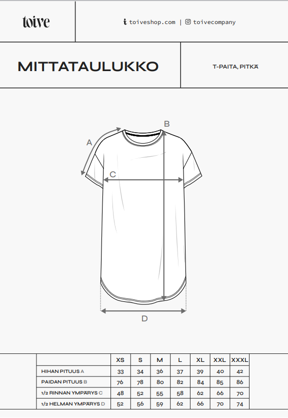 Meri T-paita, Pitkä