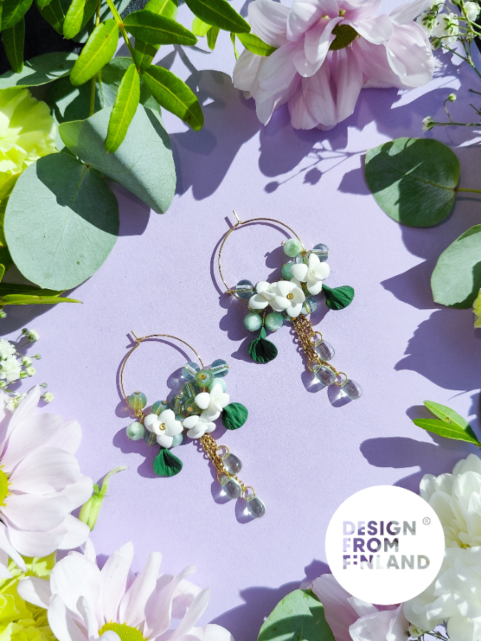 Usvaneito -rengaskorvakorut