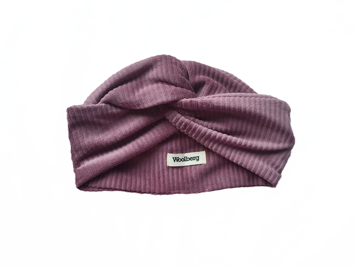Moldable Turban headband, Ribbi velour