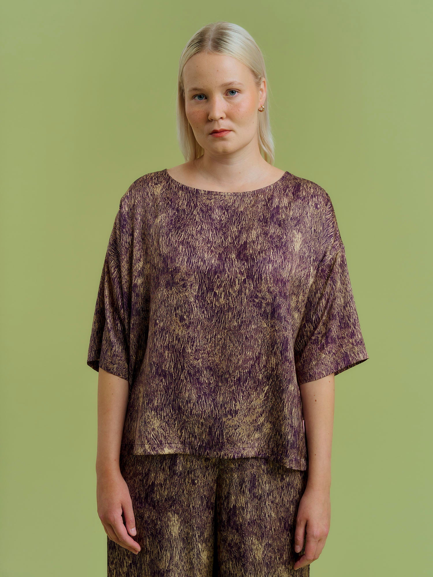 Kylee T-paita, Fur Purple