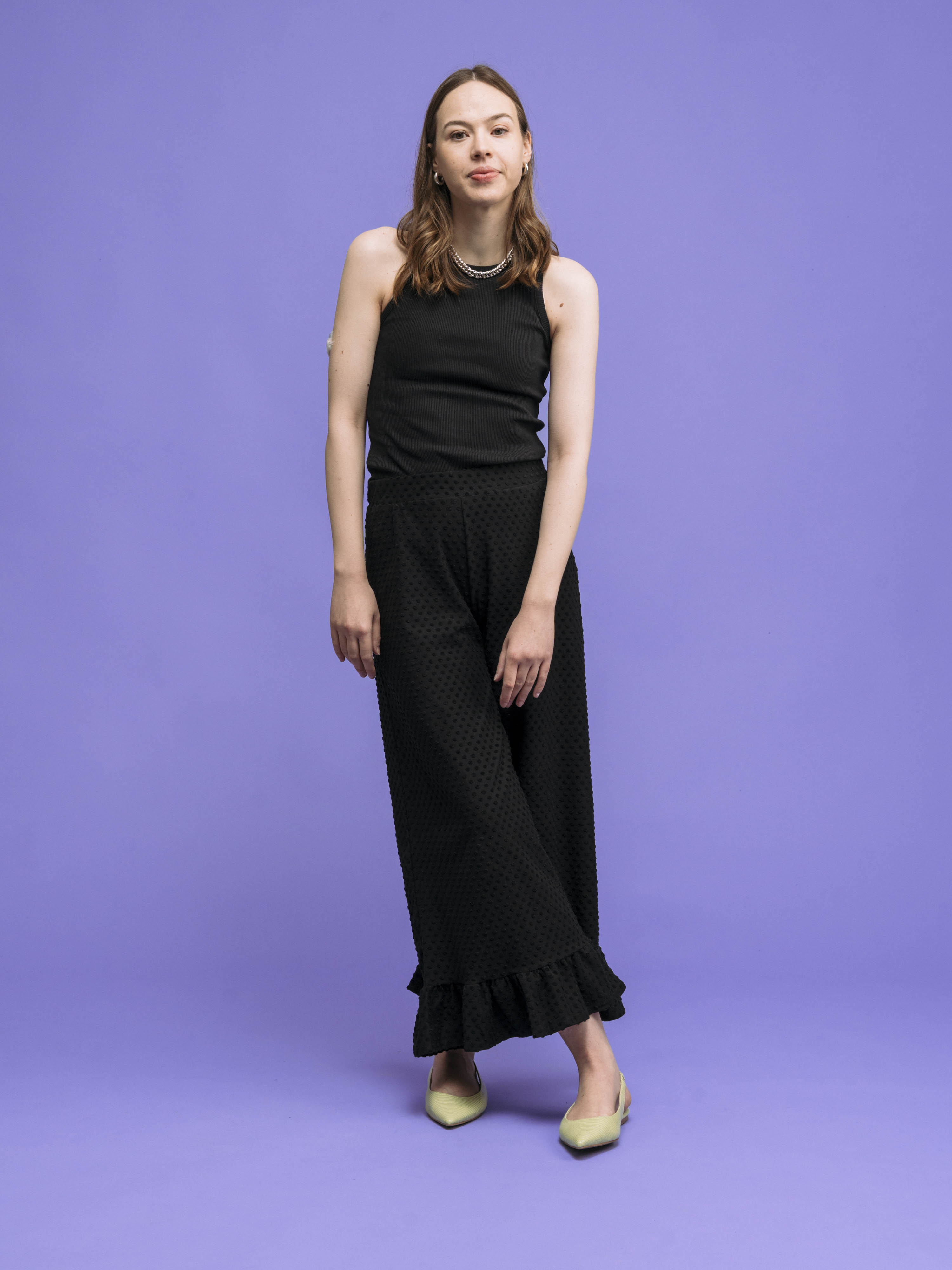Lana Pants, Black Dot